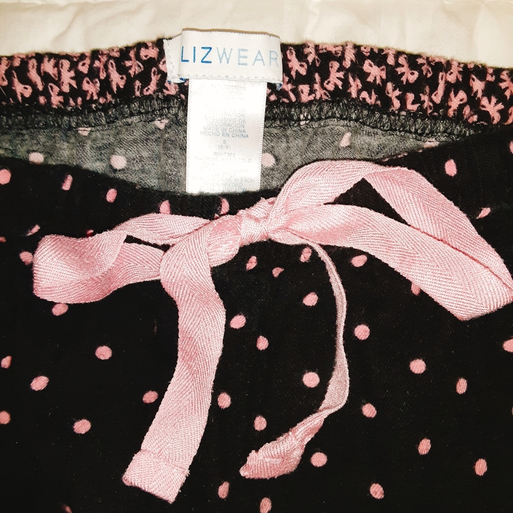 LizWear Pink Polka Dot PJs - Picture 4 of 8